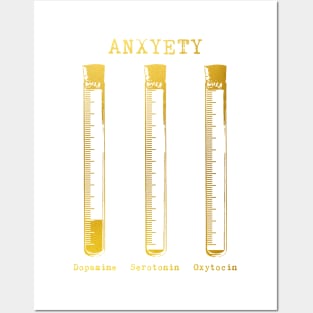 Vial Test Tube Anxiety Posters and Art